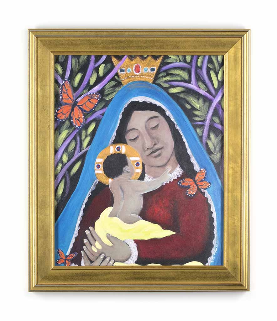 Madonna and Child with Butterflies - Father Norman Fisher