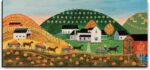 A Day in the Life of a Pumpkin - Morning: Canvas - Folk Art, Norma Finger