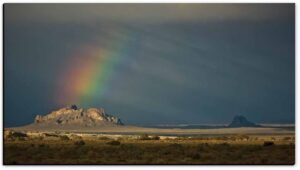 Westward Rainbow in New Mexico - American Mustang - John Stephen Hockensmith