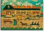 The Carriage House: Canvas - Folk Art, Norma Finger