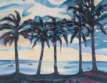 Sunset with Palm Trees - Denice Dawn