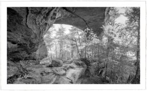 Sky Bridge Black and White - John Stephen Hockensmith