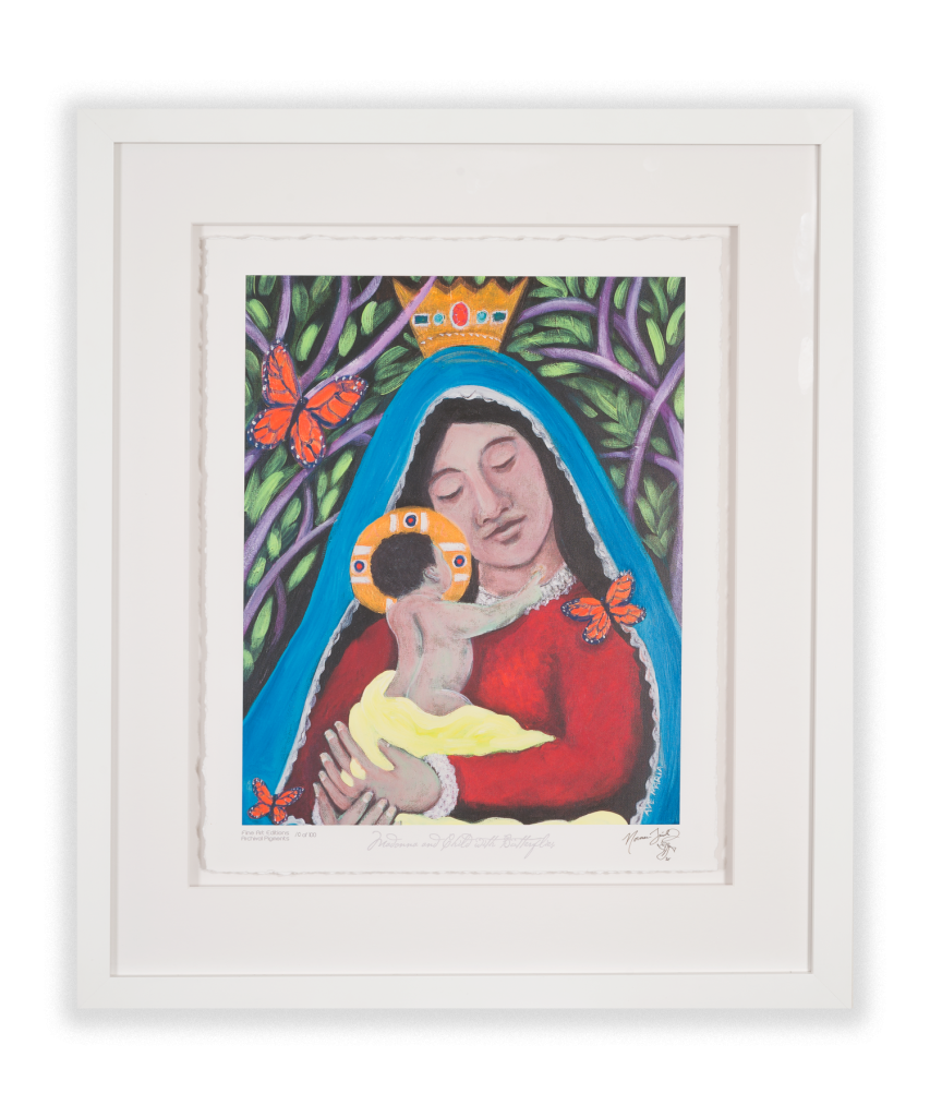 Madonna and Child with Butterflies - Hockensmith's Fine Art