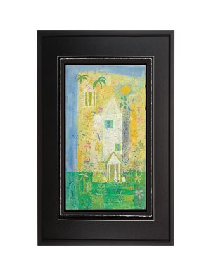 Tall Building with Green Shutters
